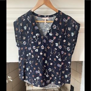 Rebecca Taylor Floral V-neck top
